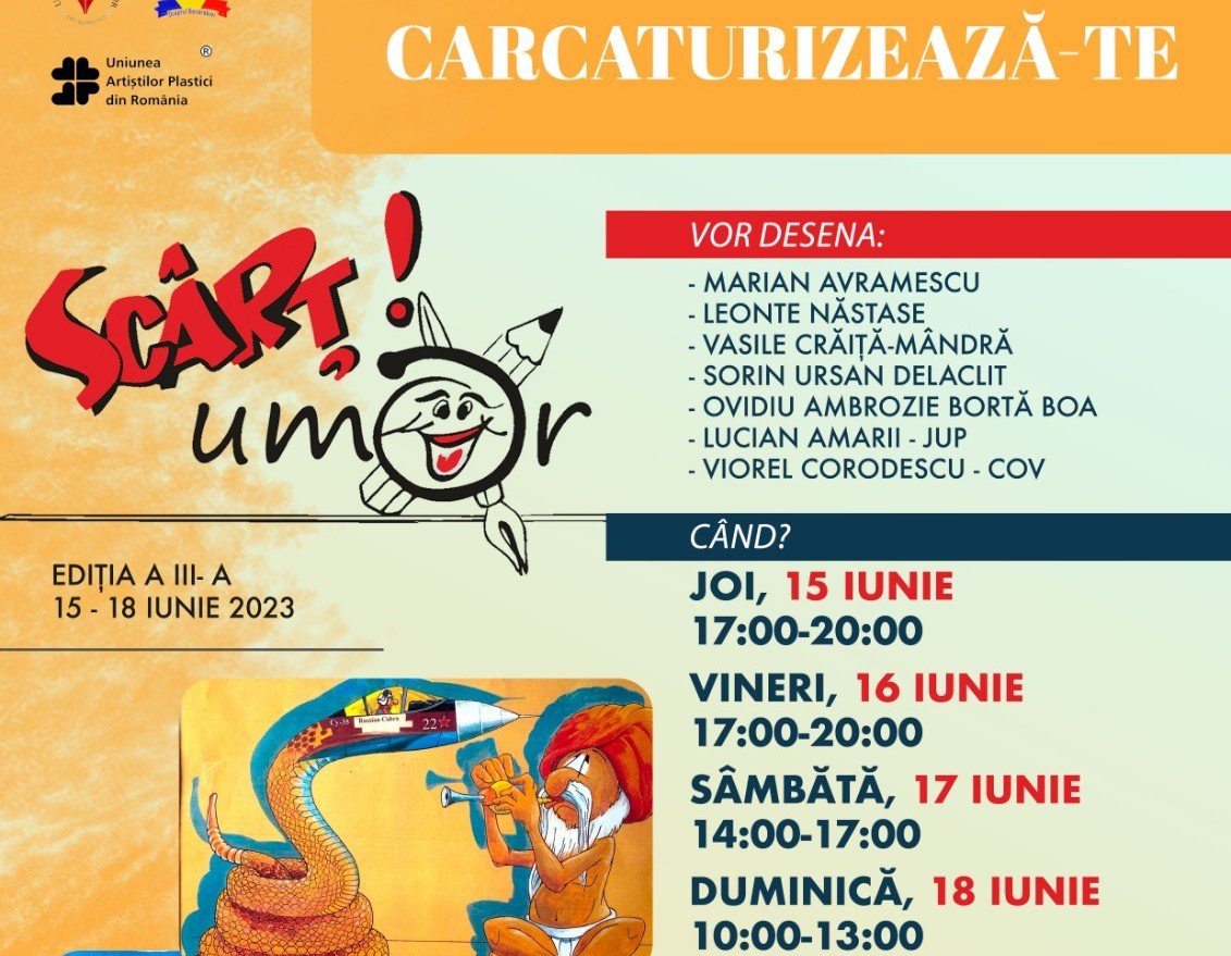  Ateneul Național din Iași va găzdui a treia ediție a Festivalului SCÂRȚ! umor