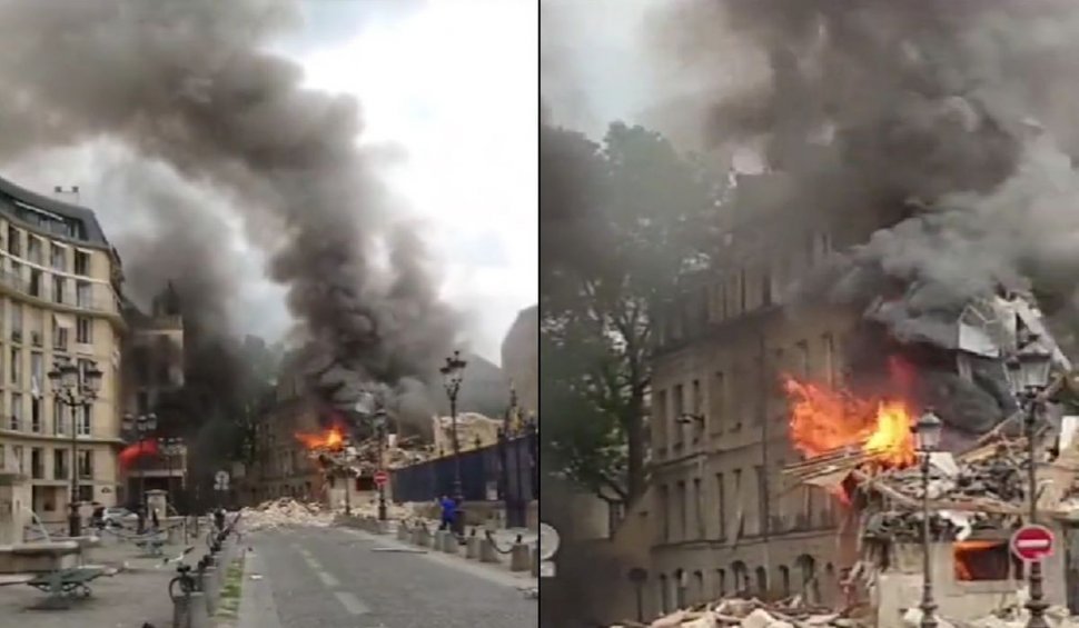  Explozie puternică la Paris: cel puţin 16 persoane au fost rănite