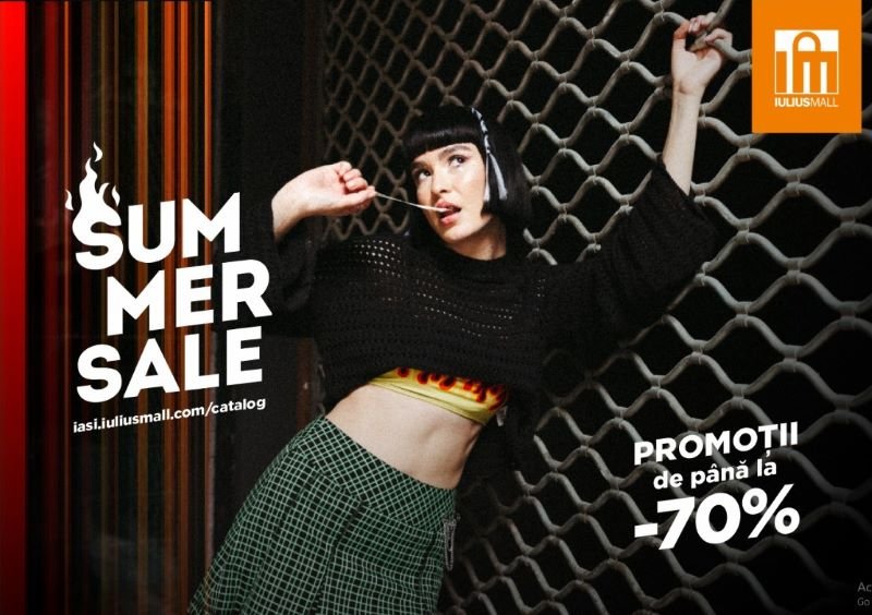 Cucerește vara cu Summer Sale! Reduceri de până la 70% la brandurile din Iulius Mall Iași