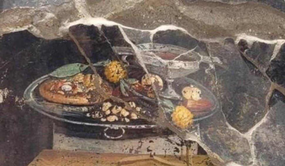  Cum arată o pizza de 2000 de ani, din Pompei. Descoperirea a devenit virală pe internet