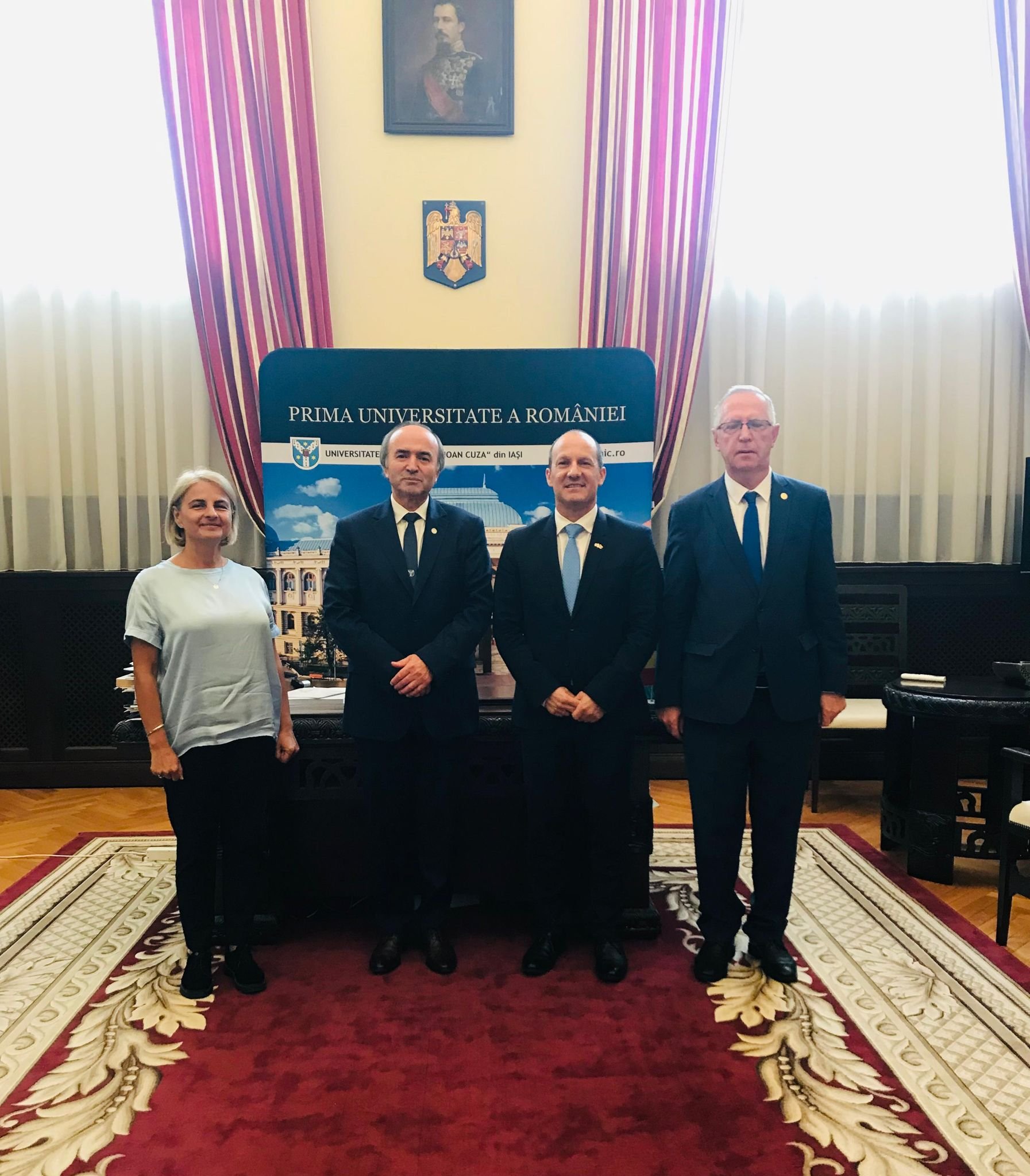  UAIC a primit vizita Ambasadorului Israelului în România