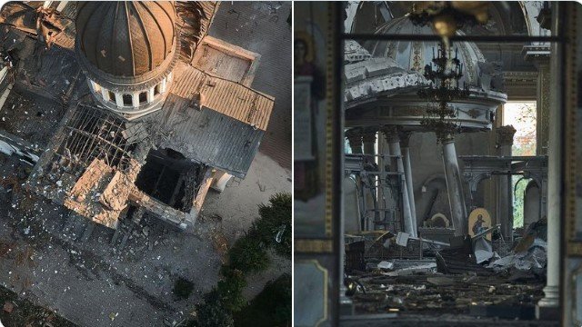  Catedrala din Odesa, distrusă de rachete ruseşti: Cu ajutorul lui Dumnezeu, o vom restaura, spune arhidiaconul