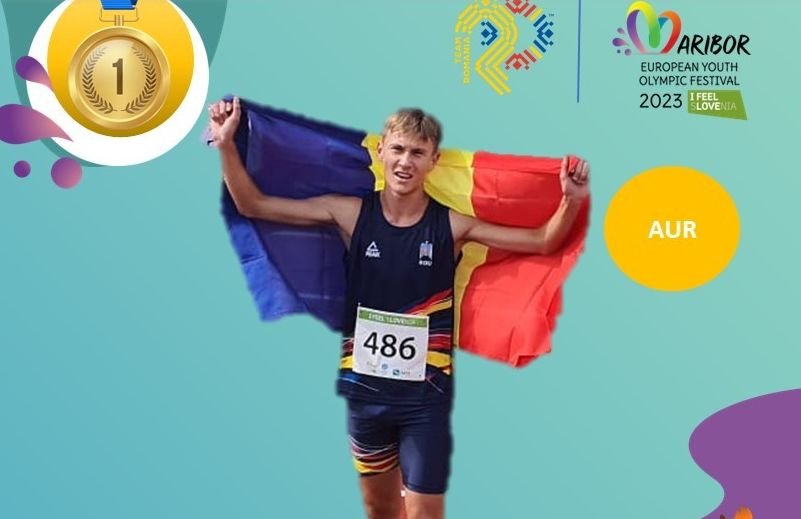  Încă două medalii pentru România la FOTE: Aur la atletism şi argint la tenis