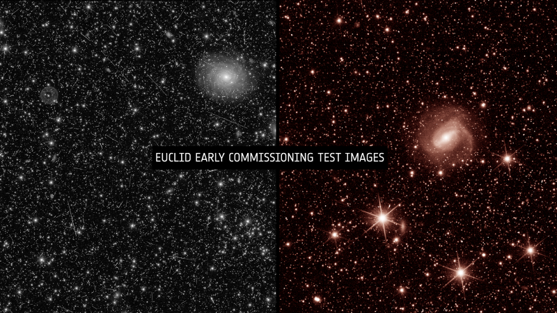  Telescopul spaţial Euclid a surprins primele sale imagini cu galaxii şi stele