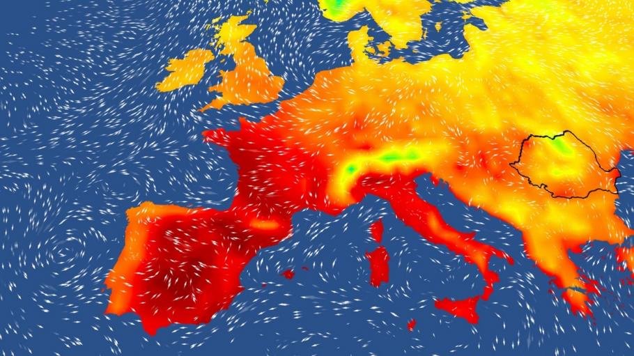  Spania, lovită de un nou val de caniculă: sunt prognozate temperaturi de până la 44 de grade Celsius