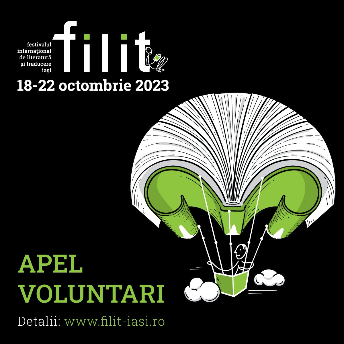  FILIT caută voluntari pentru ediţia din 2023. Care sunt criteriile de selecţie