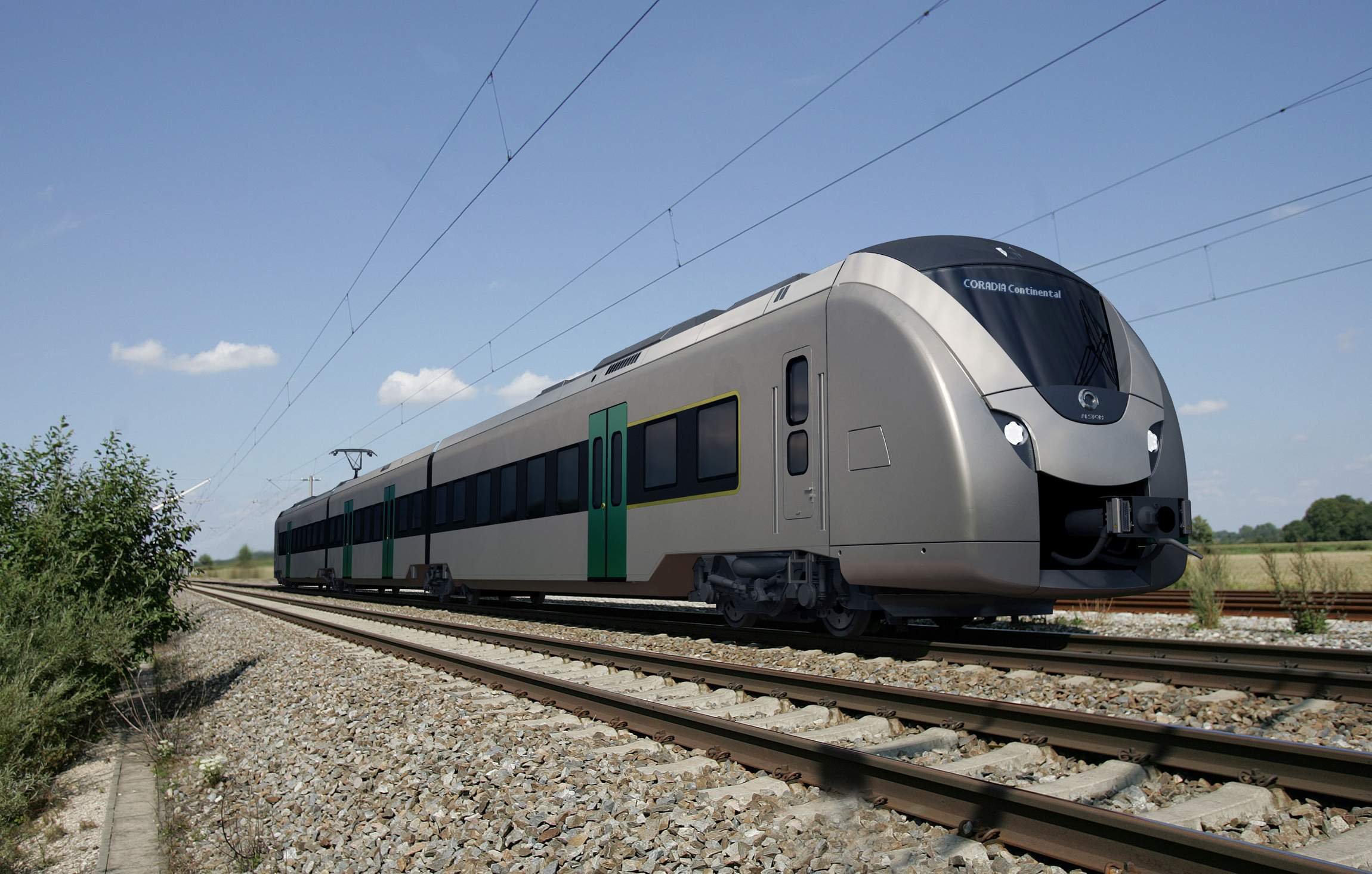  Alstom a prezentat în Germania primul tren Coradia Continental alimentat cu baterii. Are o autonomie de până la 120 de kilometri