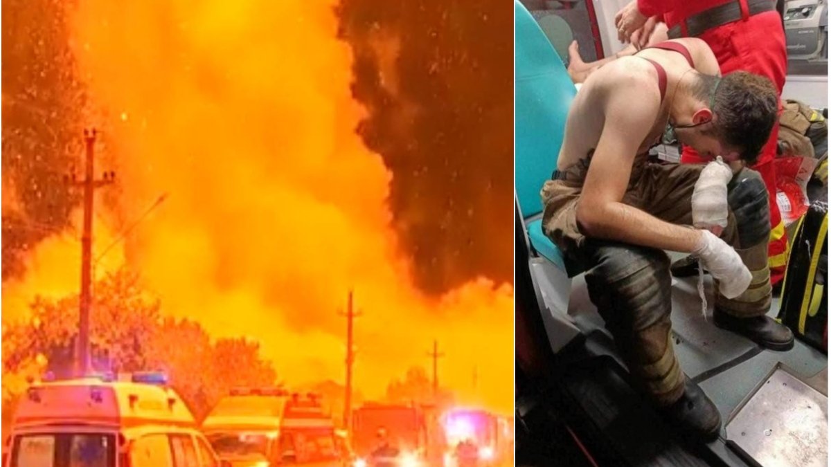  Exploziile de la Crevedia: Rămân internaţi 12 pompieri în România şi 8 pompieri în străinătate