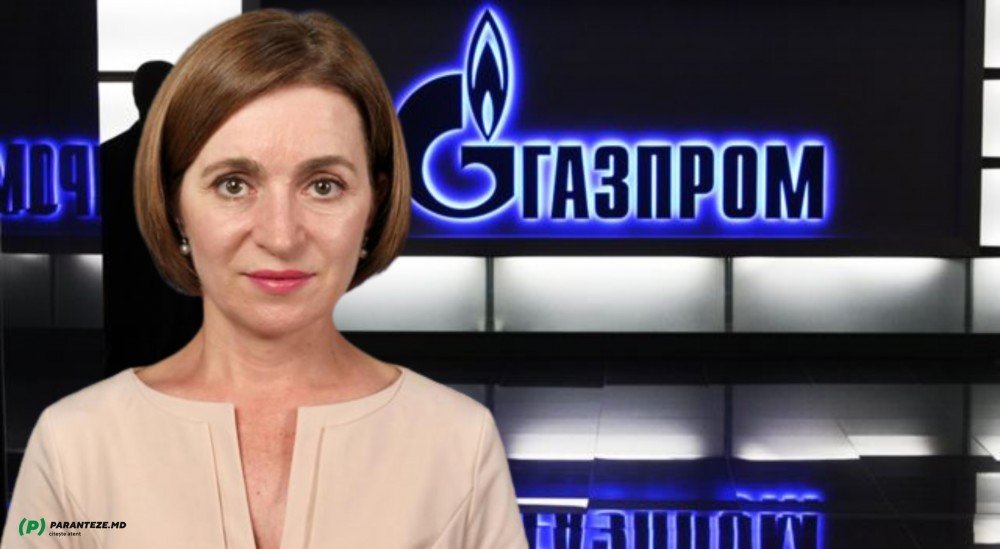 Maia Sandu contestă datoria reclamată de Gazprom pentru livrările de gaze