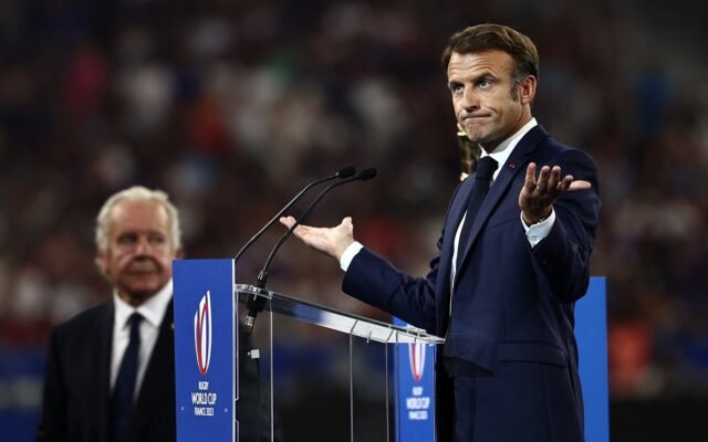  VIDEO Președintele Macron, fluierat copios la ceremonia de deschidere a Cupei Mondiale de rugby