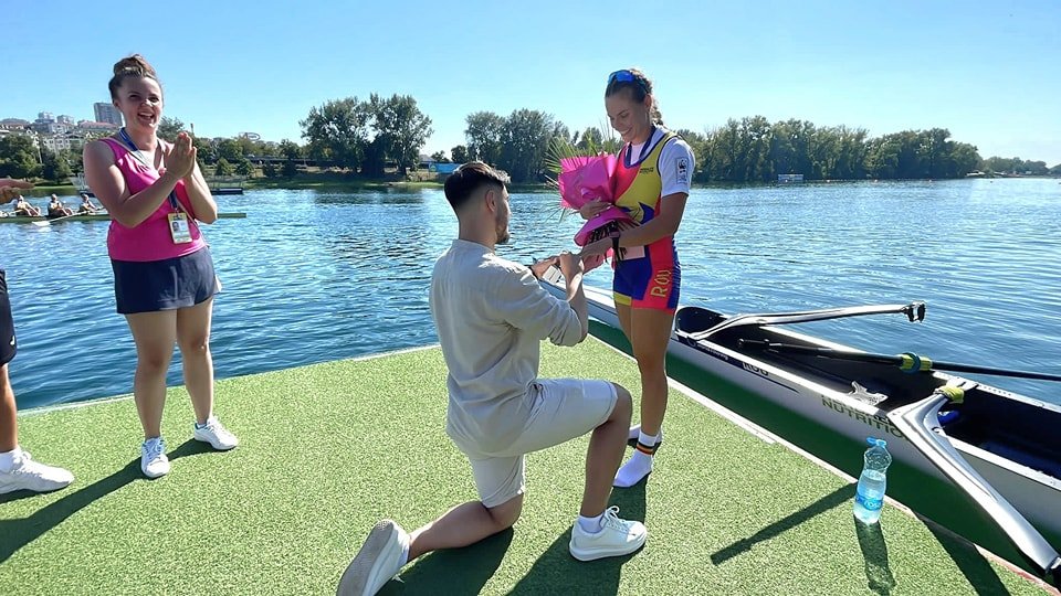  Canotoarea de aur a României, cerută în căsătorie imediat după ce a câștigat cursa