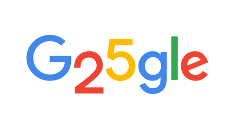 Google a împlinit 25 de ani. Doodle special