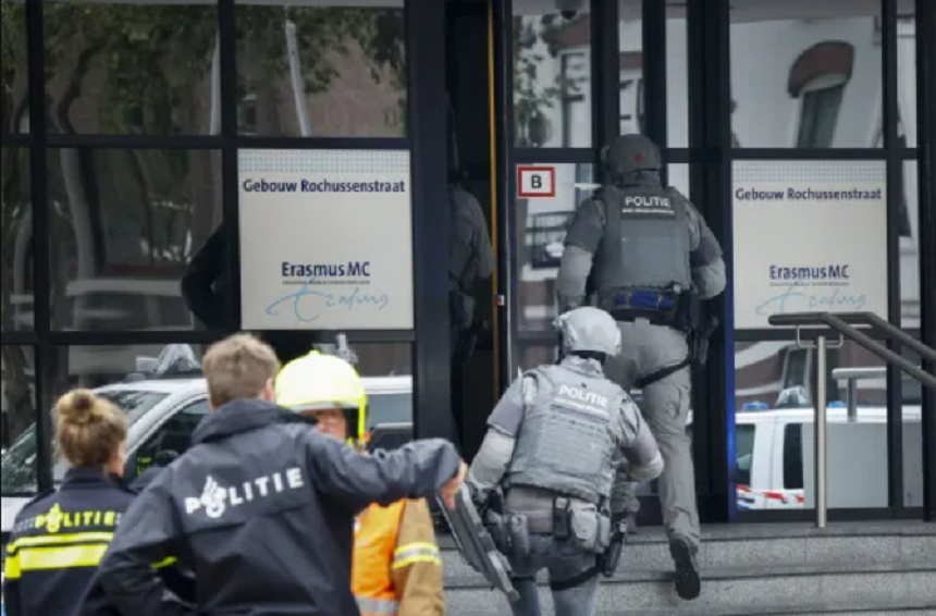  O femeie şi un profesor universitar, ucişi la Rotterdam de către un student la Centrul Medical Universitar Erasmus
