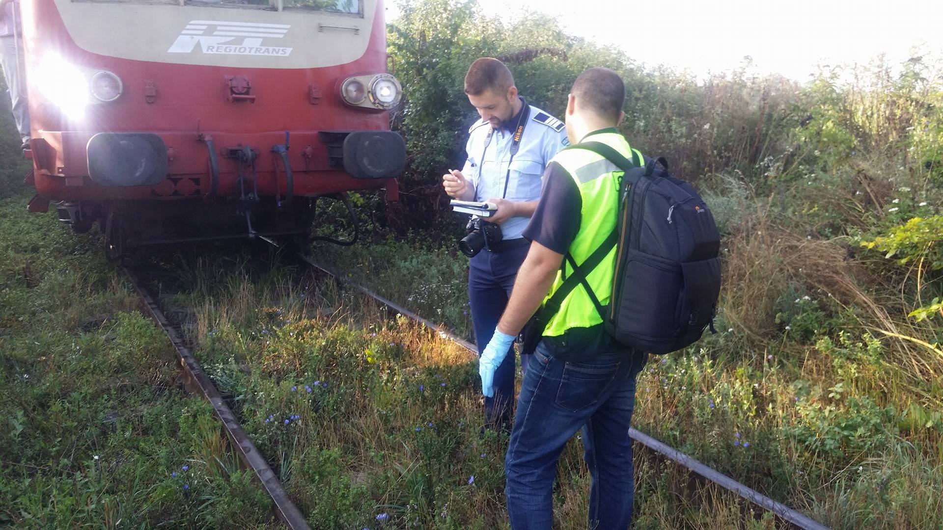  Polițist local, accidentat mortal de un tren