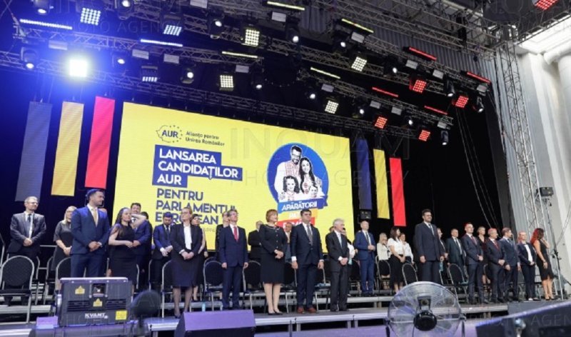  AUR îşi lansează azi candidaţii pentru Parlamentul European, la Iaşi