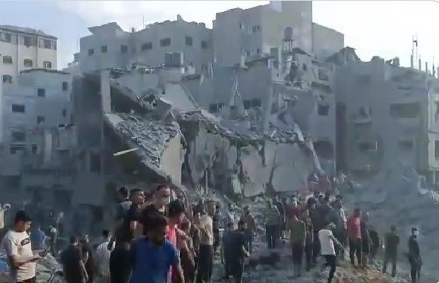  O explozie masivă loveşte tabăra de refugiaţi Jabalia din Gaza pentru a doua zi consecutive