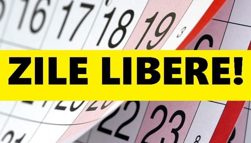  Lista zilelor libere legale din 2024 in Romania. Vor fi doua in plus