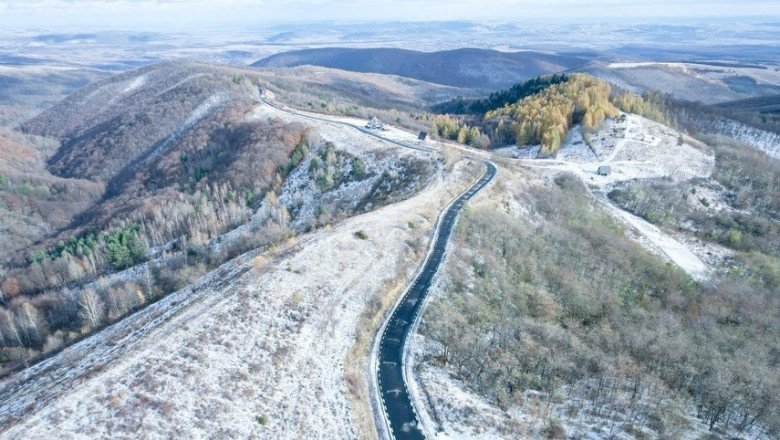  VIDEO Se deschide o nouă șosea montană spectaculoasă în România, TRANSAPUSEANA