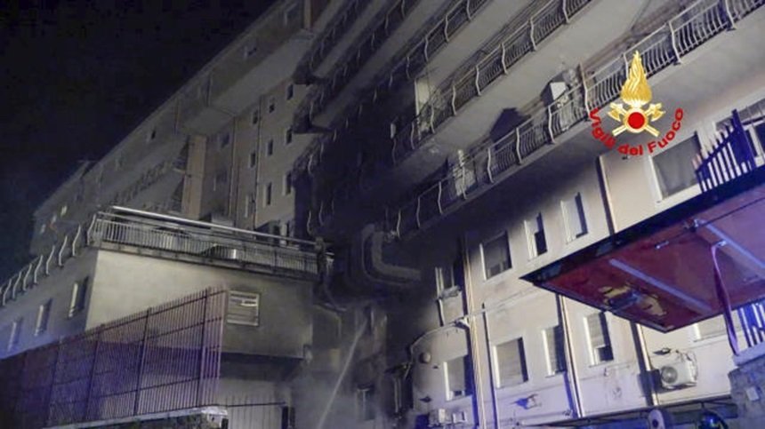  Incendiu la un spital de lângă Roma soldat cu trei morţi
