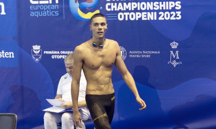  David Popovici, medalie de bronz la 100 m liber, la Europenele în bazin scurt