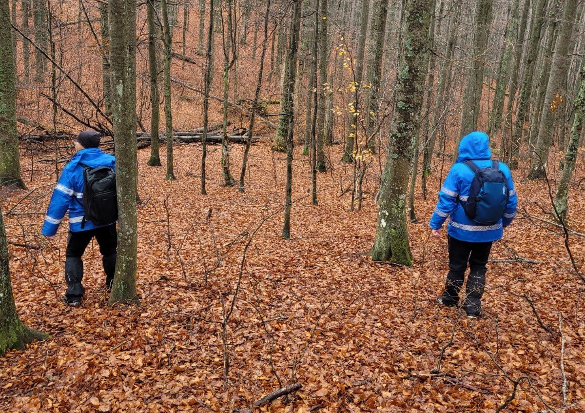  O femeie şi fiul său de 23 de ani s-au rătăcit în pădure, fiind demarată o amplă acţiune de căutare