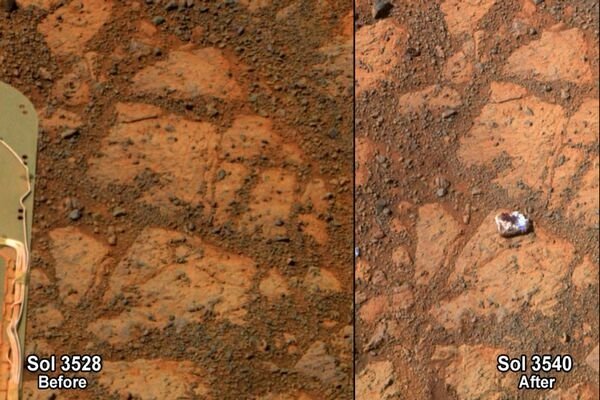  Planeta Marte: NASA a desluşit misterul rocii supranumite ‘donut cu gem’