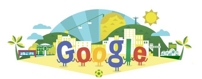  Google marchează, printr-un logo special, debutul Cupei Mondiale din Brazilia