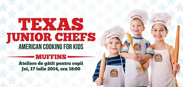  Texas Junior Chefs – Ateliere de gătit pentru copii, cu specific american!