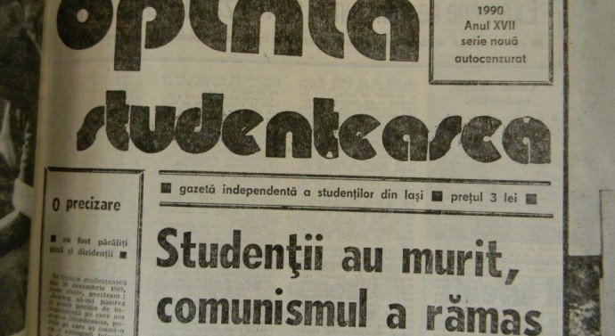  „Opinia studenţească“ a împlinit duminică 40 de ani de existenţă