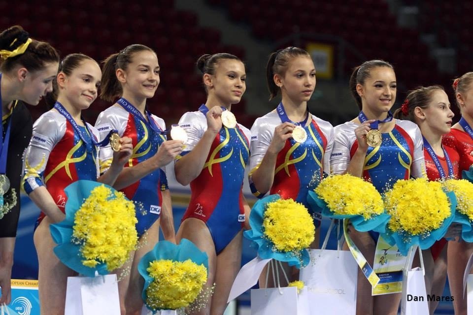  MEDALIE DE AUR pentru echipa feminină a României la CE de gimnastică