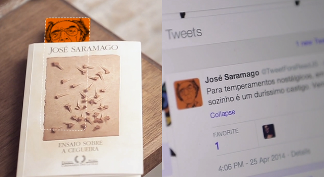 VIDEO Semnul de carte inteligent trimite mesaje pe Twitter cititorilor care au lăsat un volum neterminat