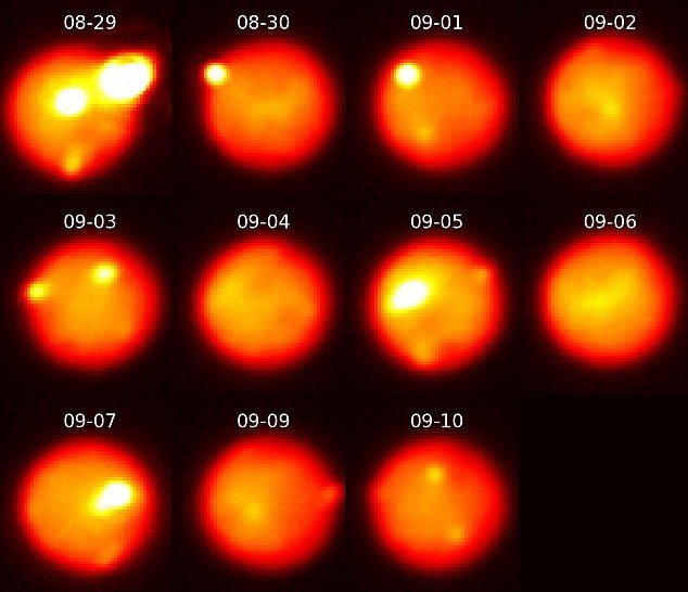  FOTO Fenomen vulcanic de proporții gigantice observat pe Io
