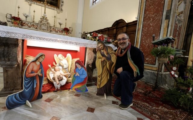  Scandal în Italia, după ce într-o biserică pruncul Iisus a fost portretizat cu două mame