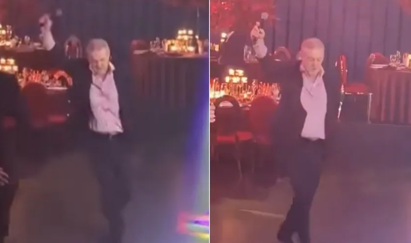  VIDEO Gigi Becali, de neoprit la cununia lui Ianis Hagi. A dansat cu foc în mijlocul ringului