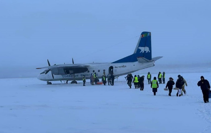  Un avion rusesc, cu 34 de persoane la bord, a aterizat din greşeală pe fluviul îngheţat Kolîma