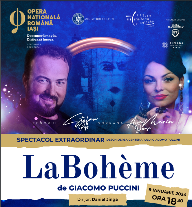  Invitat de renume internațional la primul spectacol al Operei Iași din 2024