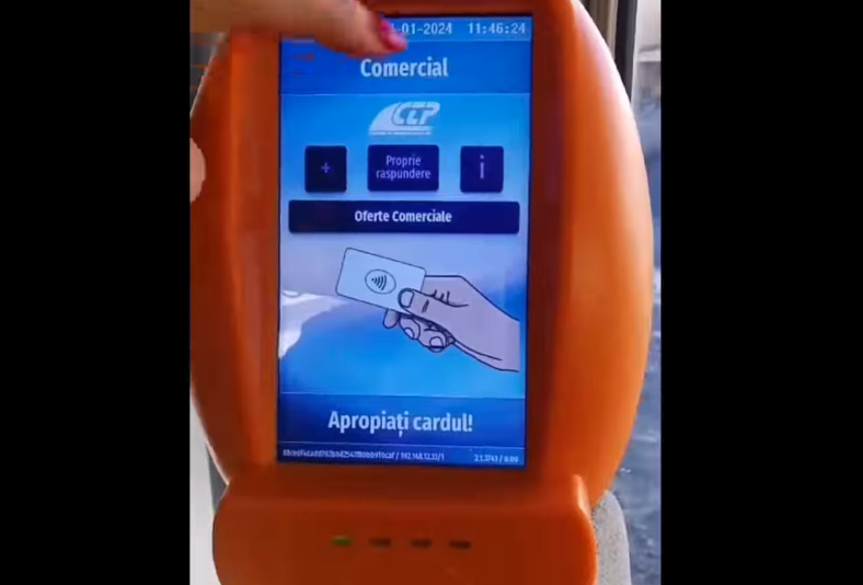  VIDEO Sistem  e-ticketing în mijloacele de transport CTP. Cum se validează biletele