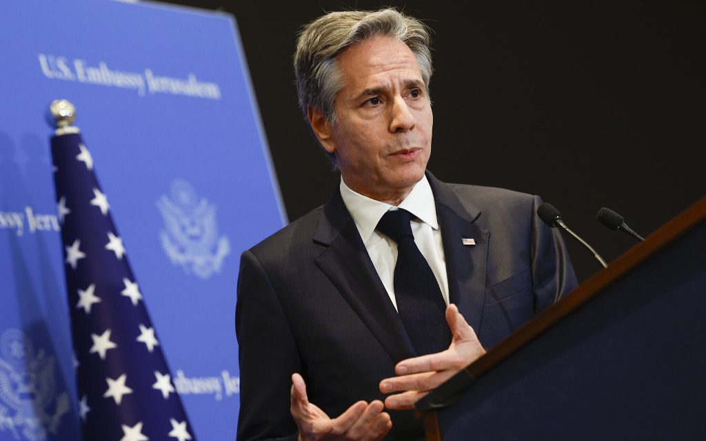  Blinken, secretarul de stat al SUA, blocat în Elveţia după o „defecţiune critică” a avionului său