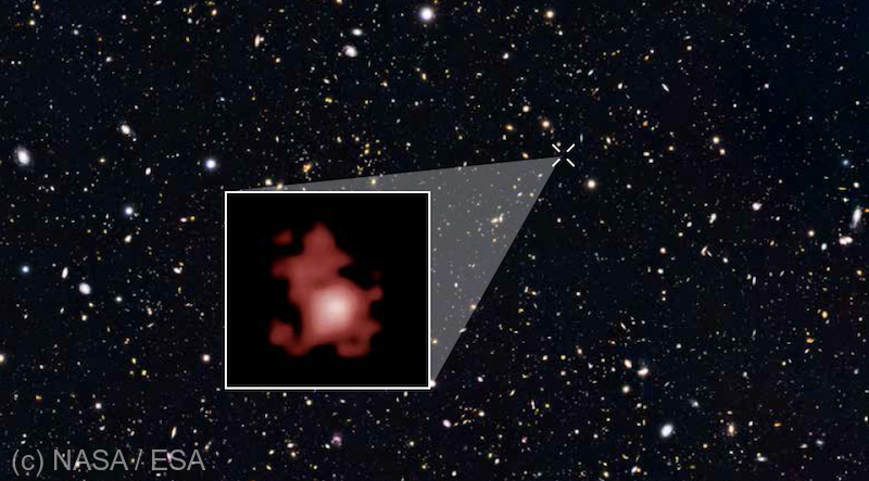  A fost descoperită cea mai veche gaură neagră din Univers