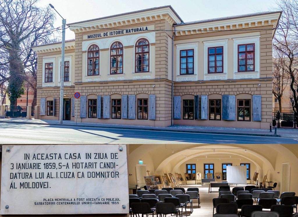  FOTO – Se redeschide Muzeul de Istorie Naturală. În această clădire s-a decis candidatura lui Alexandru Ioan Cuza