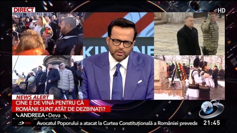  VIDEO Șoc la Antena 3: un telespectator i-a spus, în direct, lui Gâdea că vinovate de dezastrul din România sunt televiziunile care primesc bani de la partide