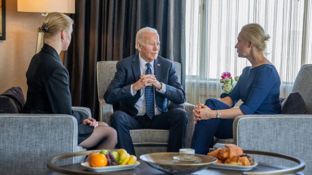  VIDEO Biden s-a întâlnit joi cu soția și fiica lui Alexei Navalnîi – Casa Albă