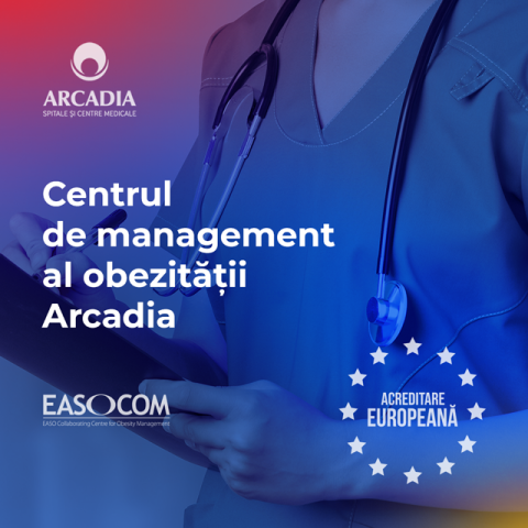  Acreditare europeană pentru Centrul de management al obezității Arcadia   (P)