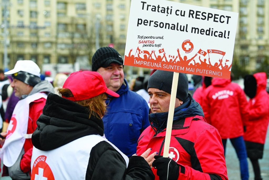  Un sindicat din Sănătate încă amenință cu greva generală: proteste la București cu mii de membri, printre care și ieșeni