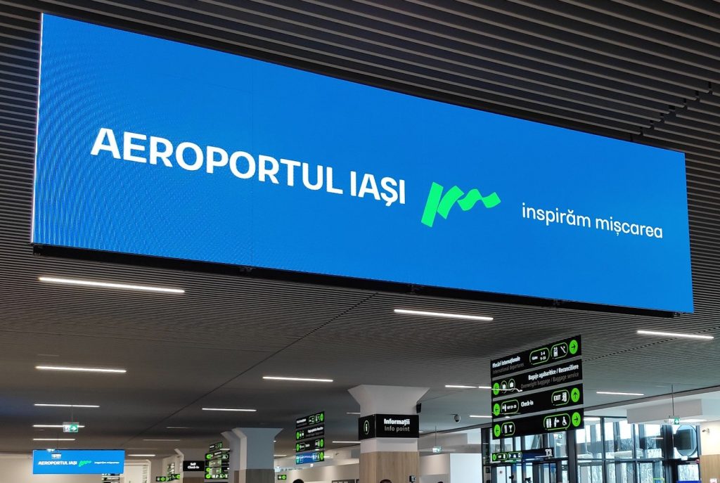  Aeroportul Iaşi se prezintă cu această nouă identitate. Cum vi se pare?