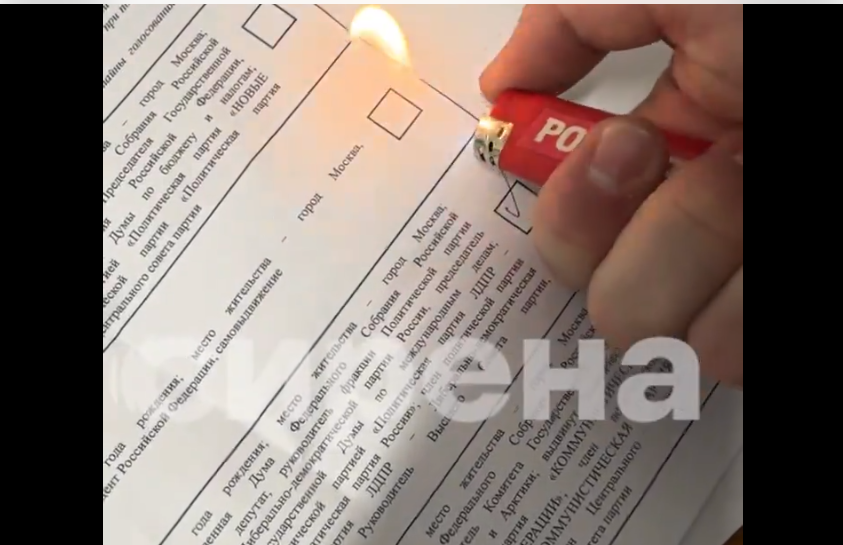  VIDEO În Rusia se votează cu cerneală care dispare de pe buletinul de vot