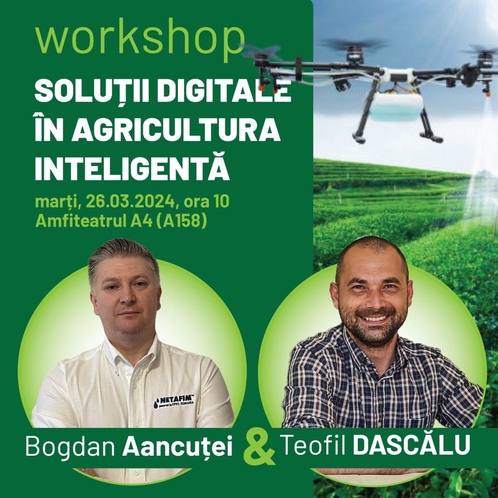  Soluții digitale în agricultura inteligentă, la USV Iași