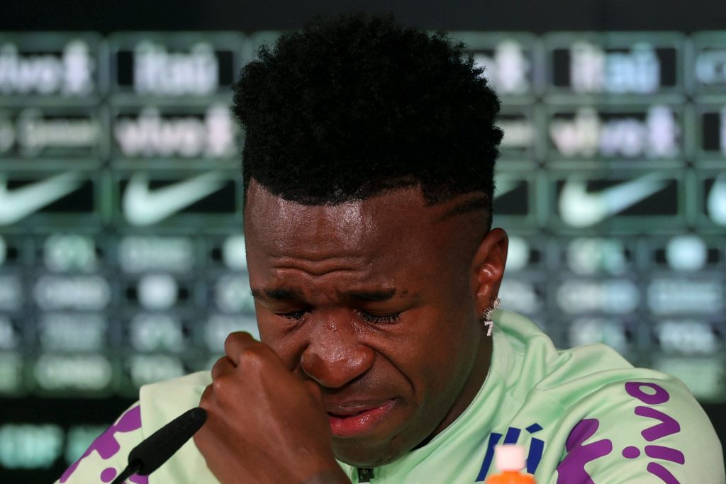  Fotbal: Brazilianul Vinicius a izbucnit în lacrimi când a vorbit despre rasism