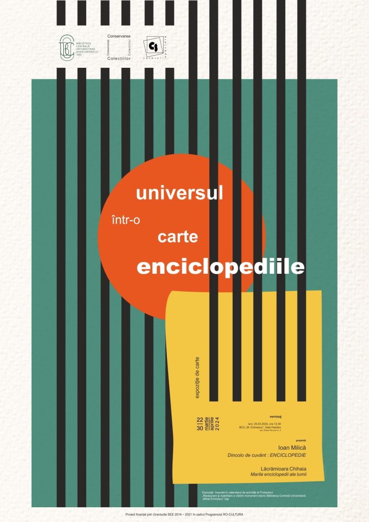  Expoziţie de enciclopedii la BCU Iaşi, sub titlul “Universul într-o carte”