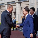 Klaus Iohannis, primit de preşedintele sud-coreean Yoon Suk Yeol, în a doua zi a vizitei oficiale la Seul